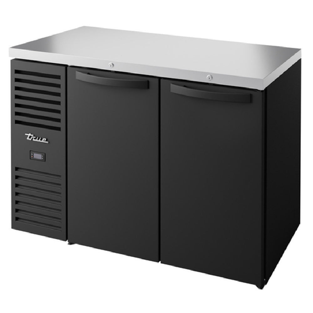 True Refrigeration TBR48-RISZ1-L-B-SS-1 Refrigerated Back Bar Cooler Two-section