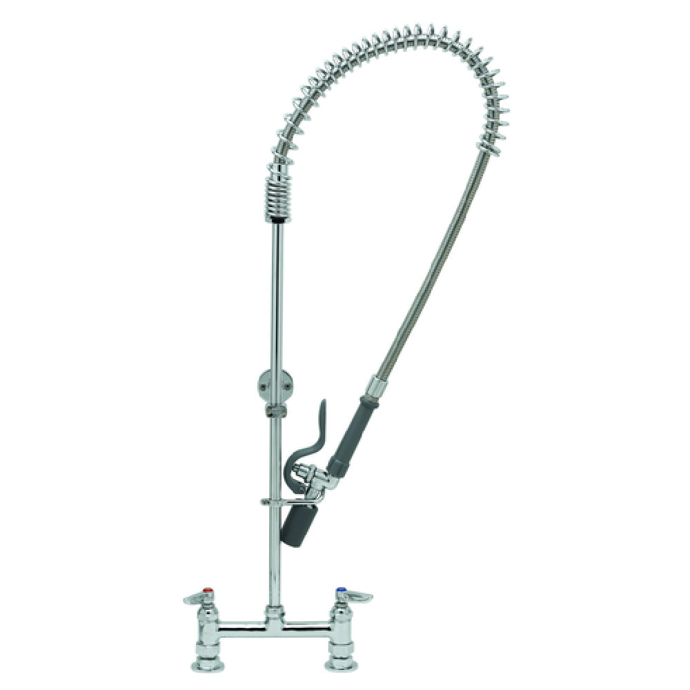 T&S Brass B-0123-BC EasyInstall Pre-Rinse Unit Deck Mount Base 8" Adjustable Center