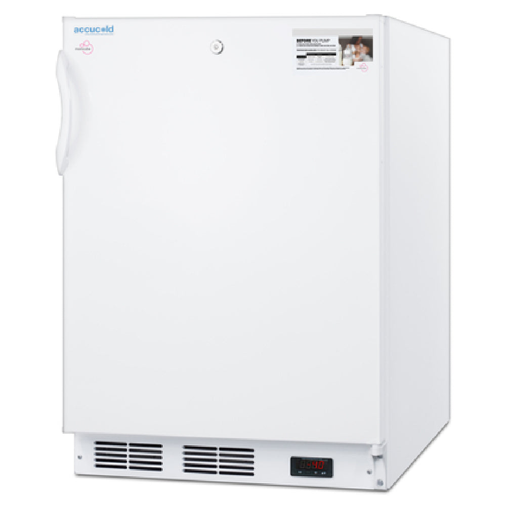 Summit VT65MLBIMCADA Accucold MOMCUBE™ Breast Milk Freezer One Section 23-5/8"W