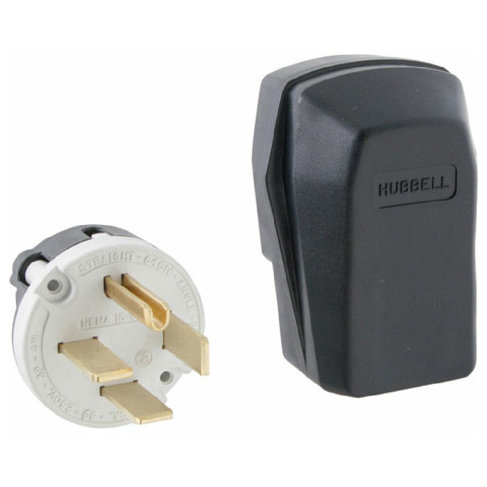 Hubbell -8462C Plug Angle 4 Prong 250v 60a