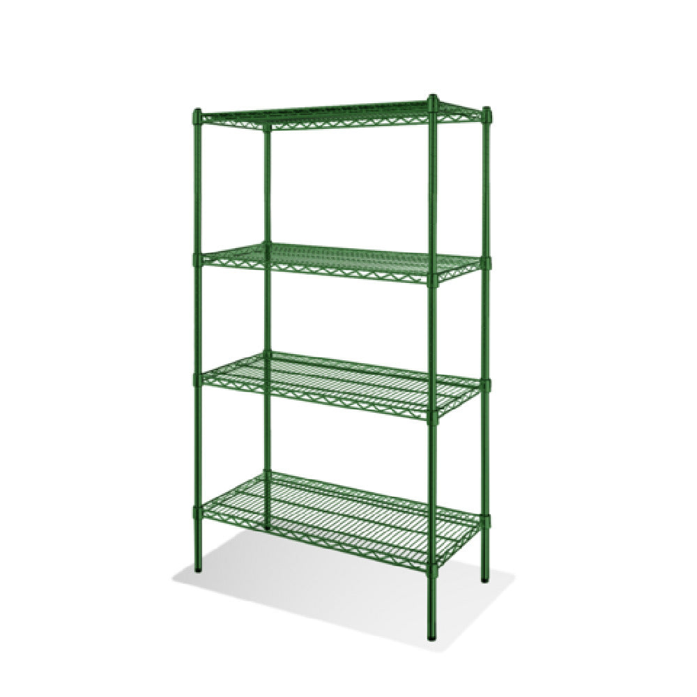 Steel Works Stainless SW2148G-4 Heavy Duty Wire Shelving Unit 4-tier 21"x 48"