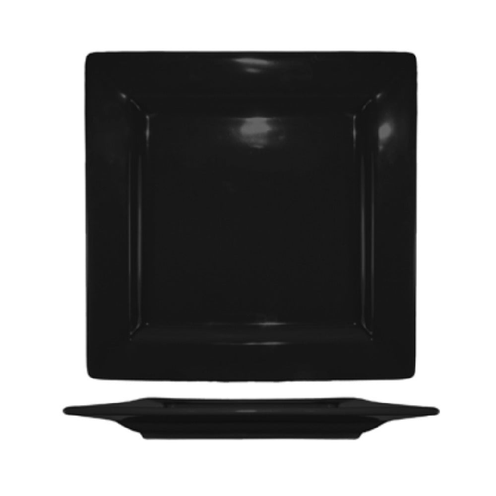International Tableware EL-10-BL Plate 10-3/4"W X 10-3/4"D X 1" H Square