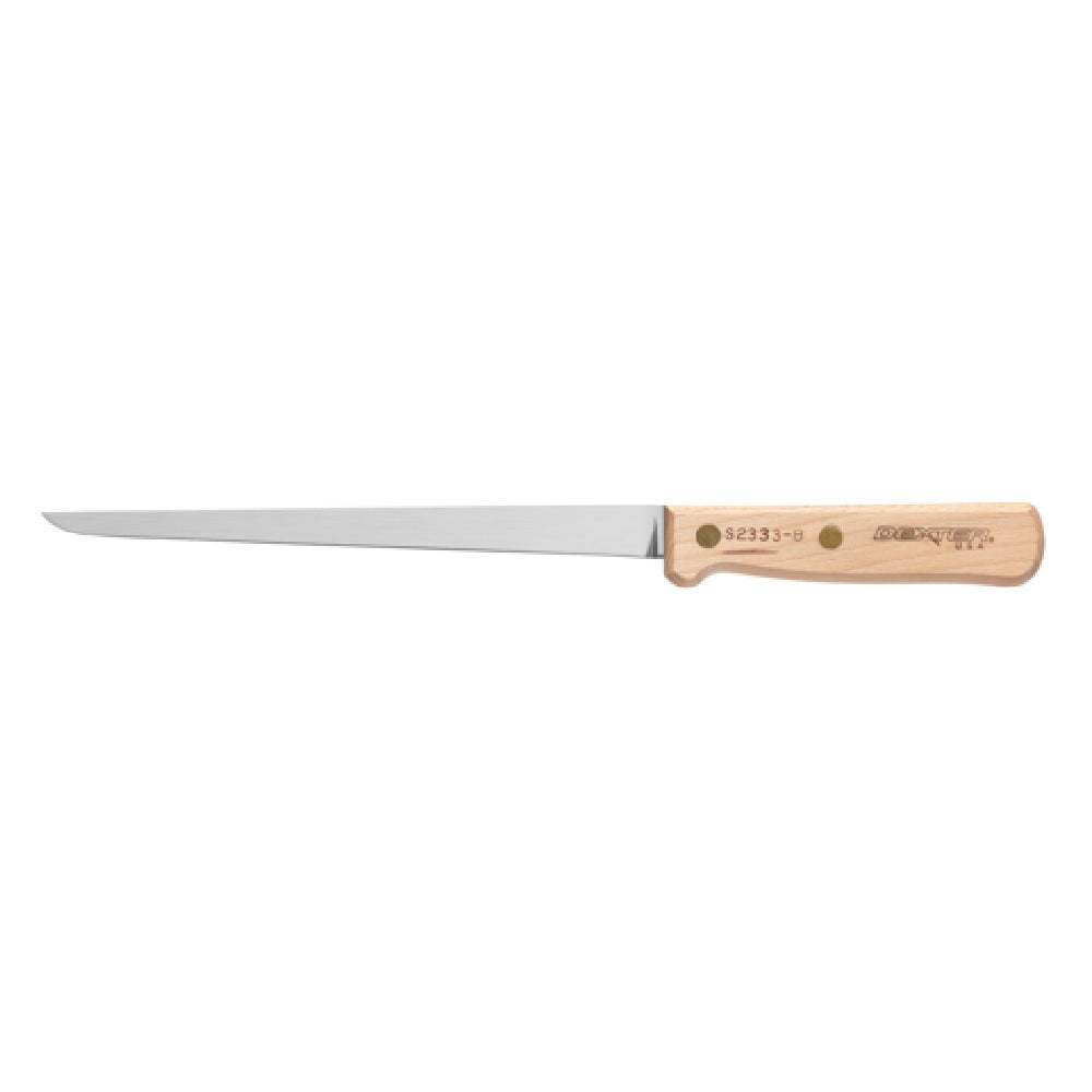 Dexter 10893 Traditional™ (S2333-8PCP) 8" Max Flex Fillet Knife Beech Handle