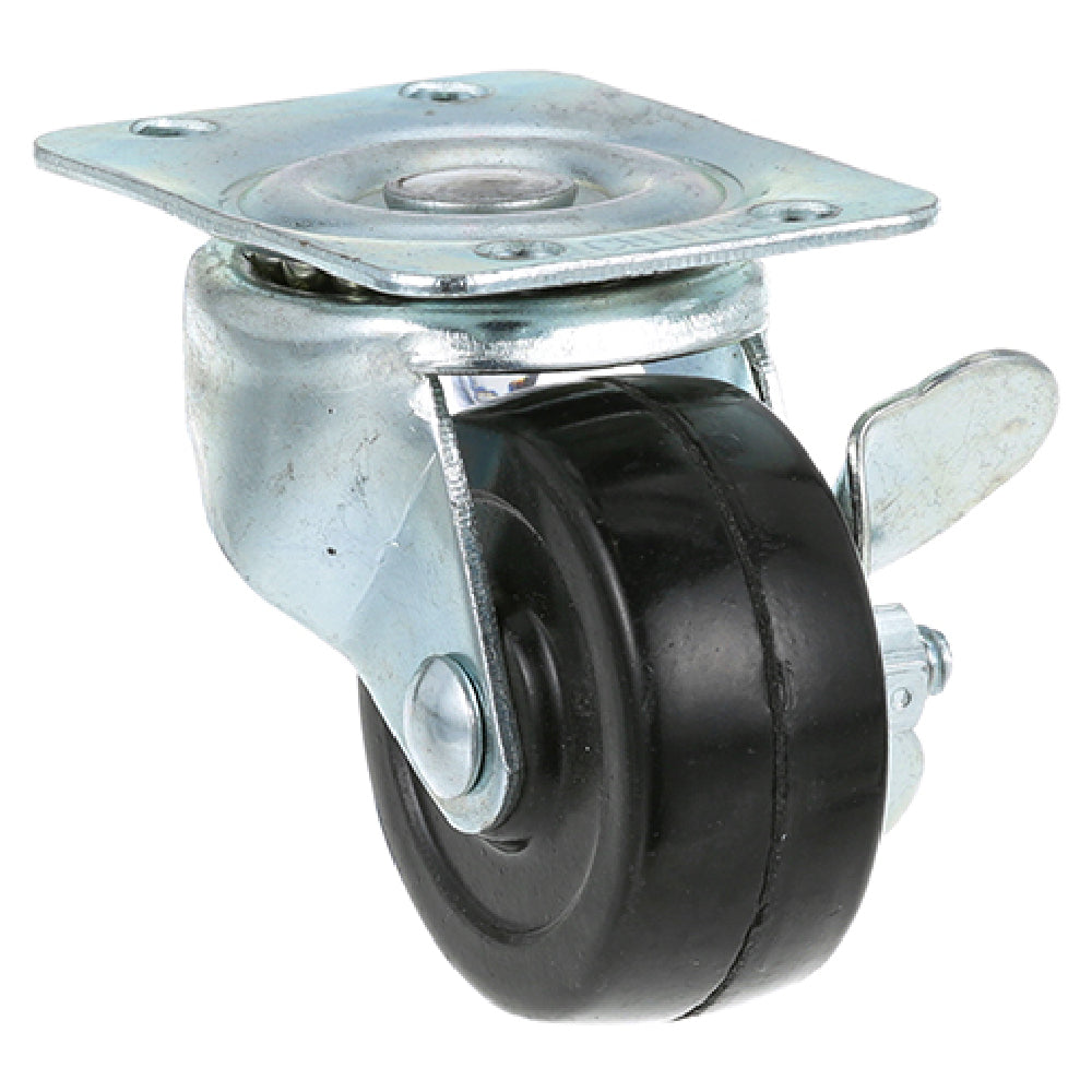Private Label MVR262380 Plate Mount Caster W/ Brake 2 W 1 7/8 X 2 5/16