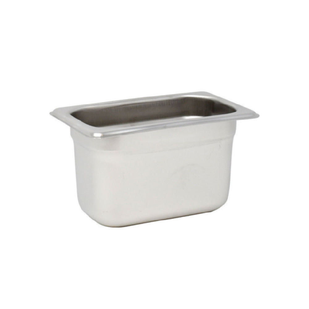 Omcan 81123 (81123) Steam Table Pan 1/9 Size 6-7/8" X 4-1/4" X 6" Deep