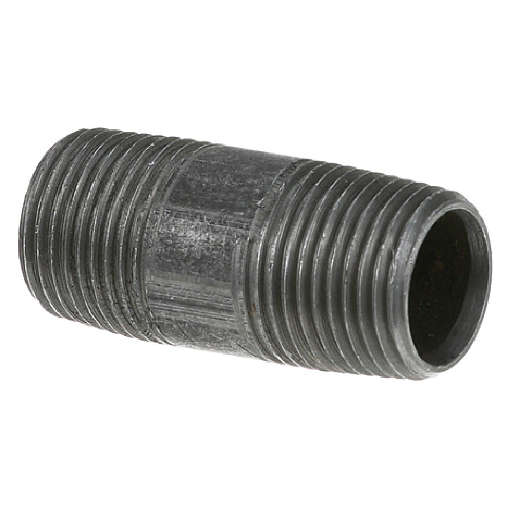 Private Label 263110 Black Iron Nipple 3/8" X 1 1/2"