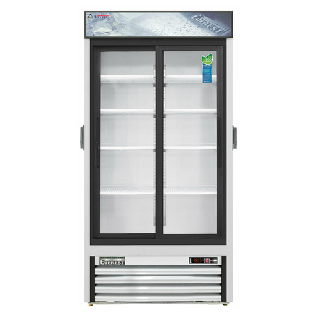 Everest Refrigeration EMGR33C Reach-In Glass Door Chromatography Refrigerator Two-section