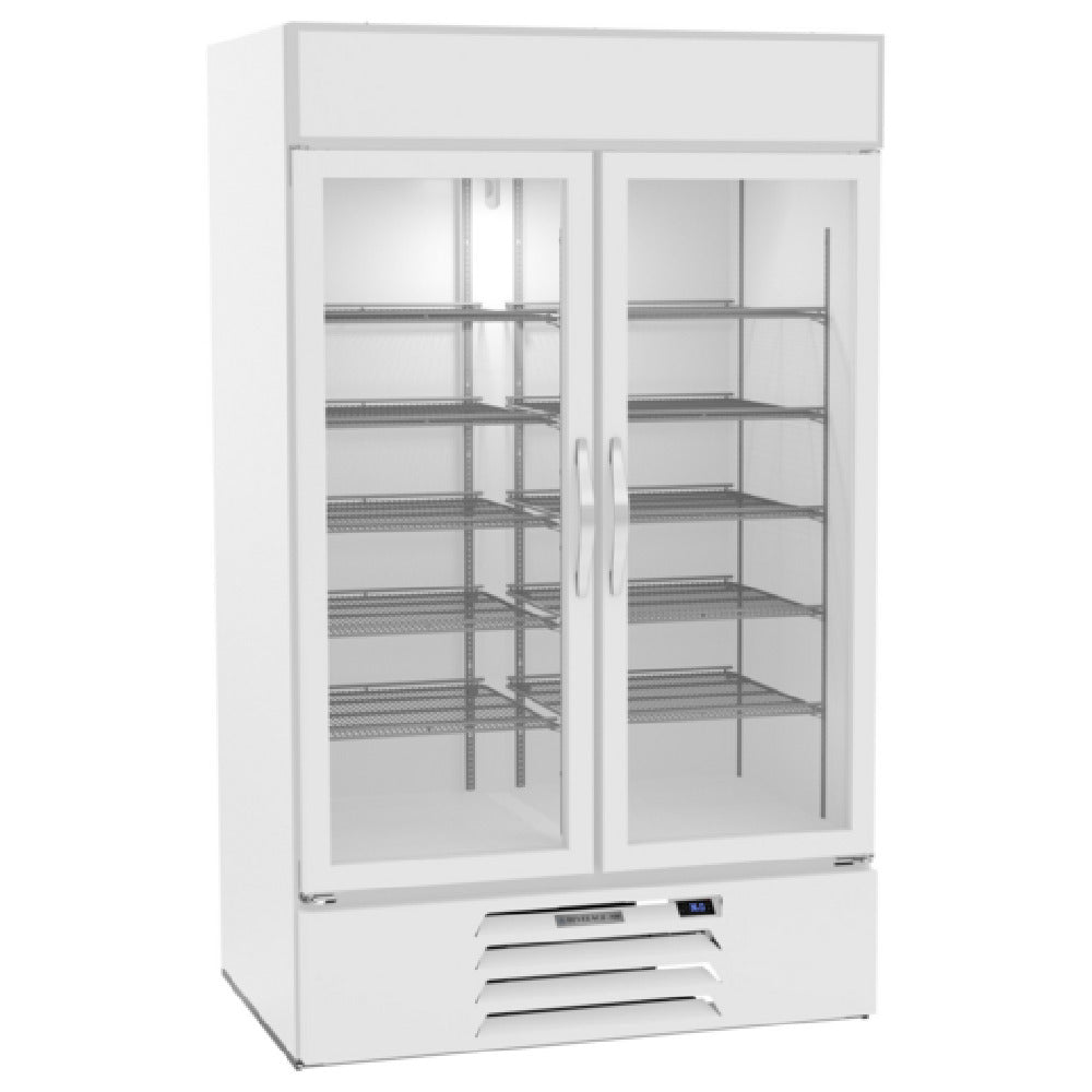 Beverage Air MMR44HC-1-W MarketMax™ Refrigerated Merchandiser Reach-in Two-section