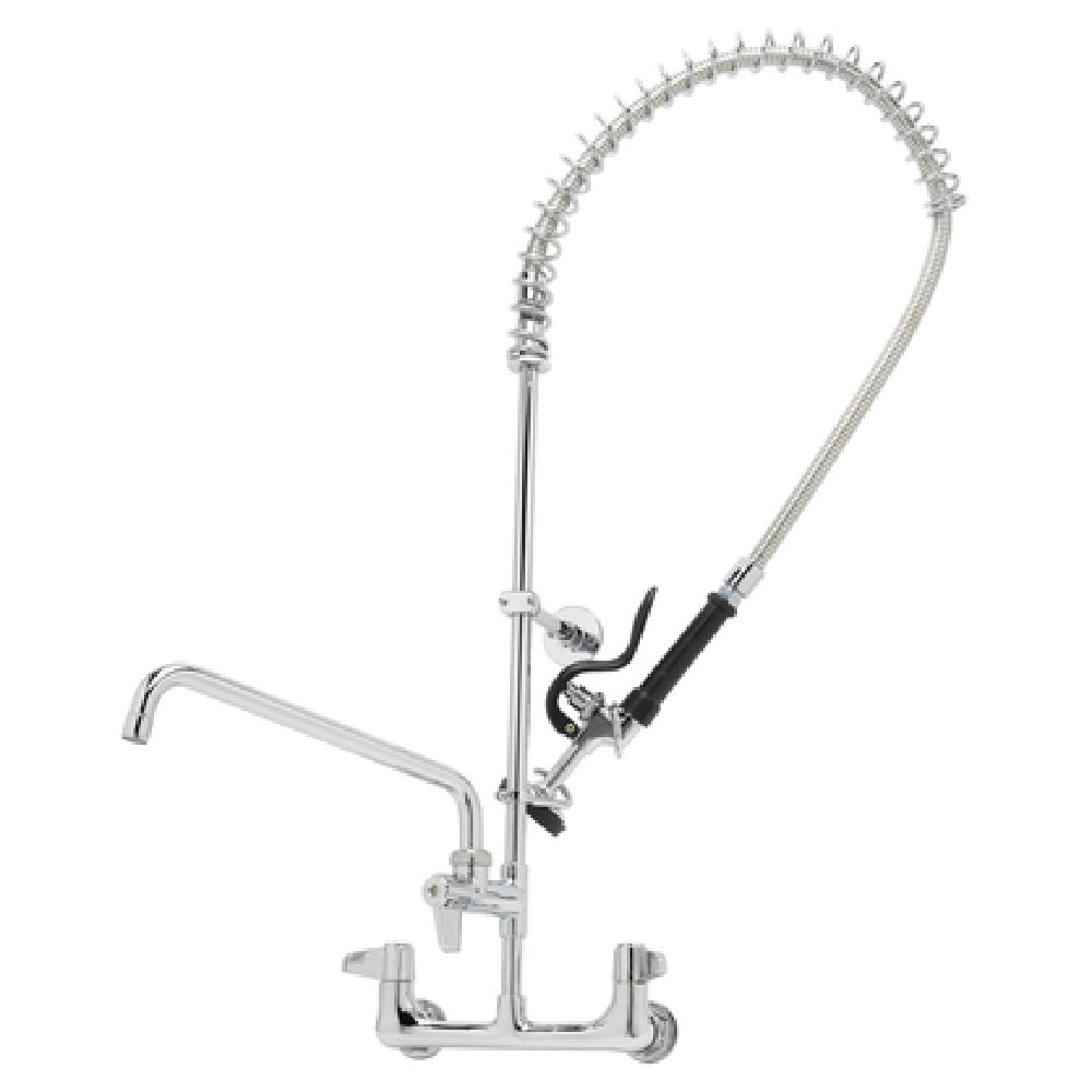 T&S Brass 5PR-8W14 Equip Pre-Rinse Unit 8" Centers Wall Mount Base
