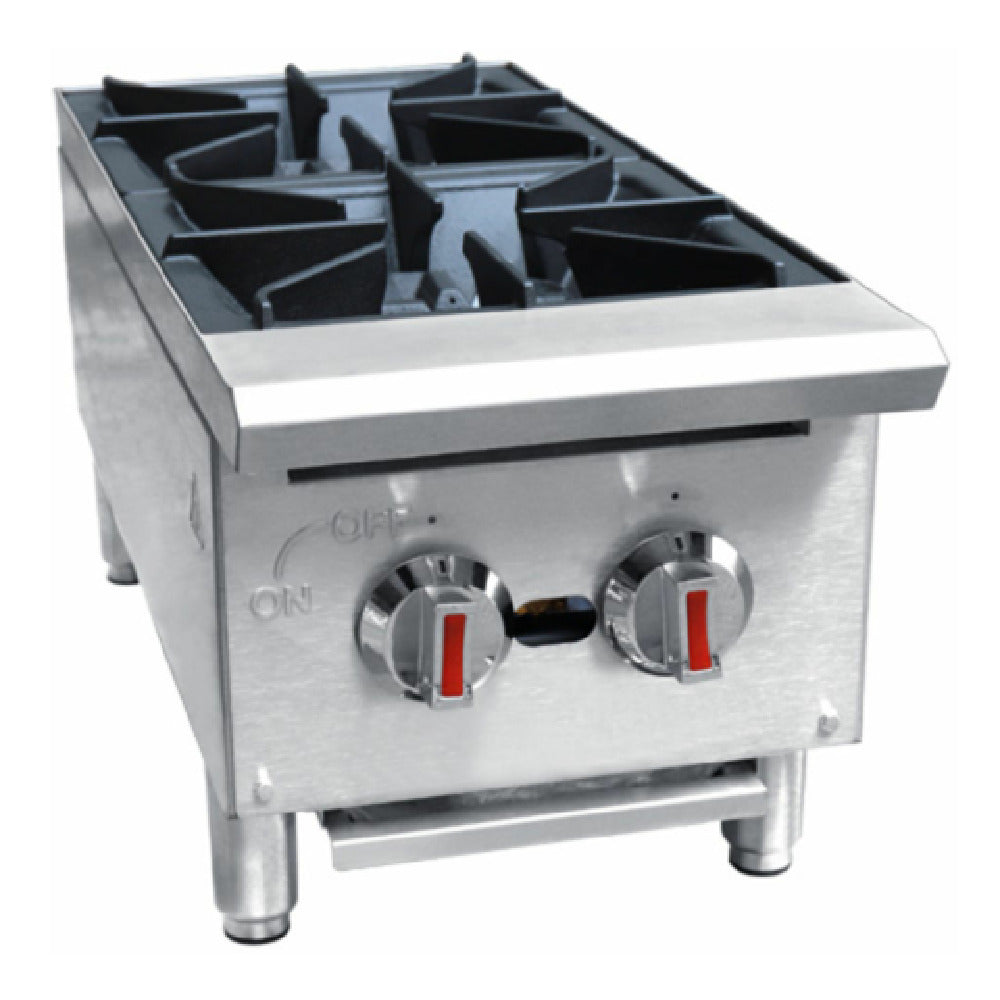 Hubert 95276 - Kratos® Gas Countertop Range, 36 1/10"W X 29 2/5"D X 13 1/10"H, (6) Burners