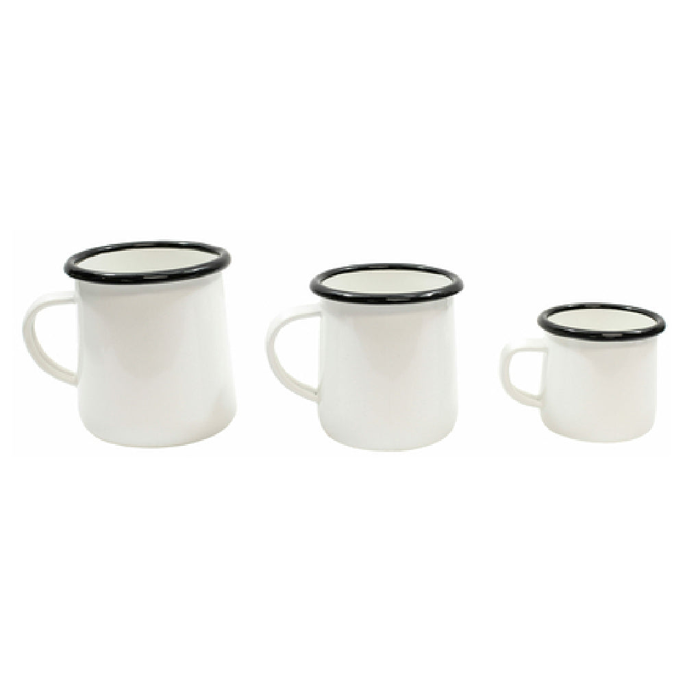 TableCraft Products 80008 - Enamelware Collection™ Mug, 6 Oz., Dishwasher Safe