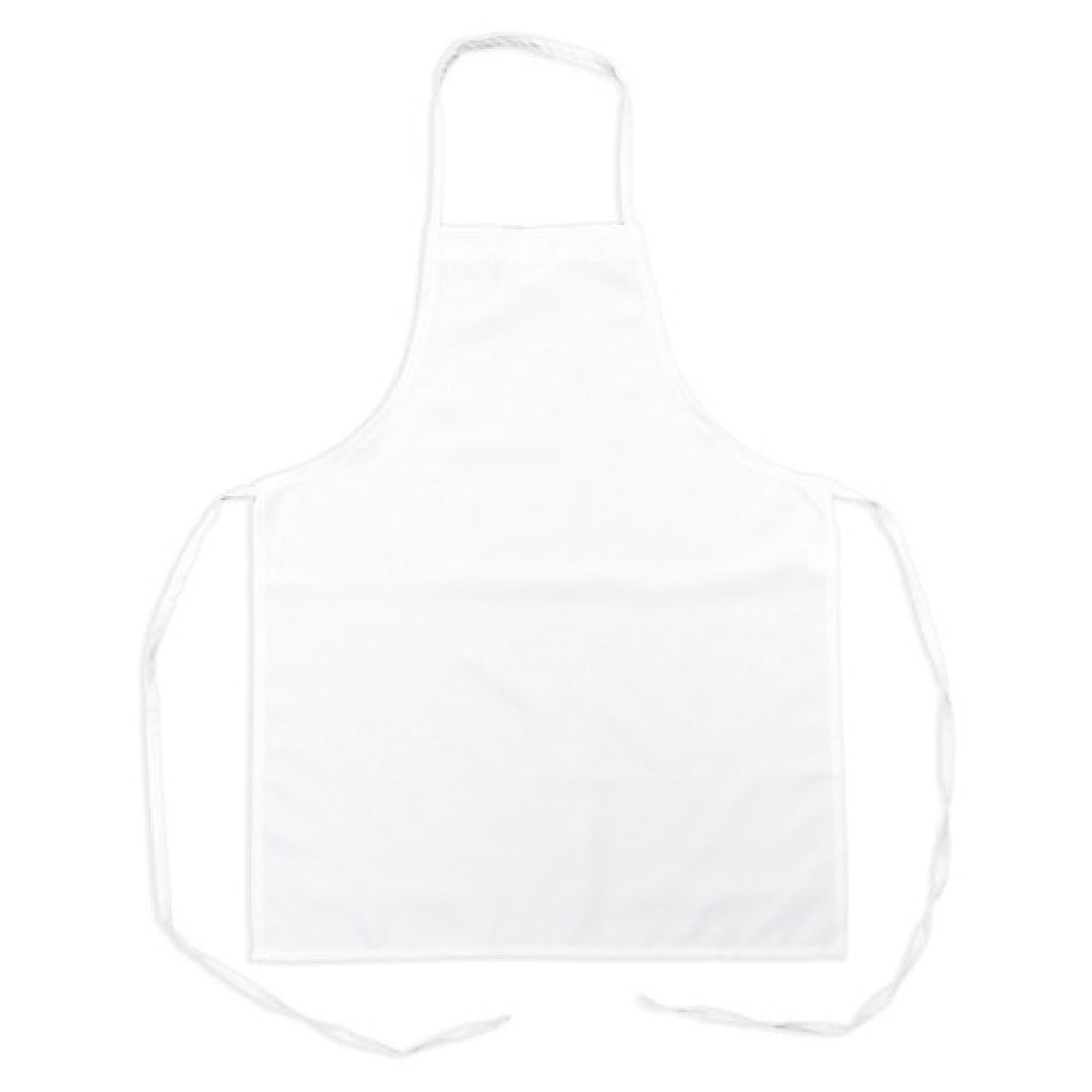 KNG 2775WHT Kng 32 In Bib Apron White