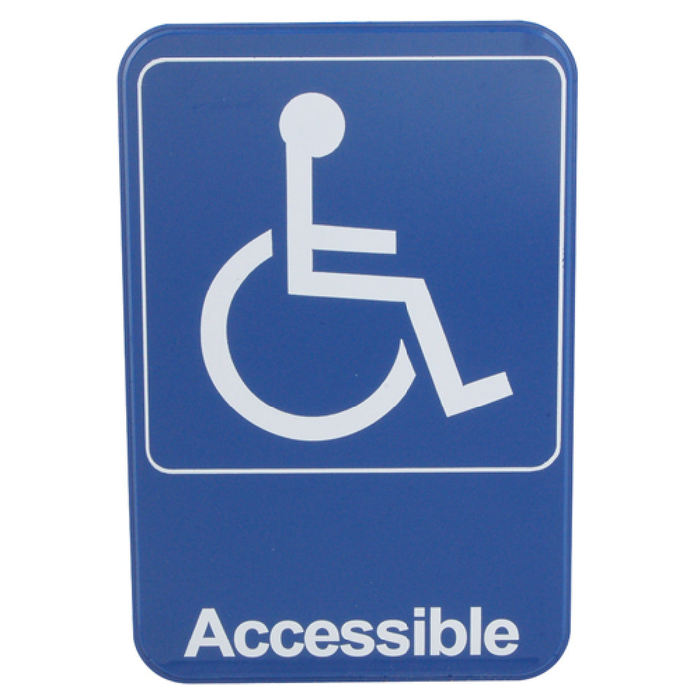 Vollrath/Idea-Medalie 5644 Sign Handicap Blue 6x9"