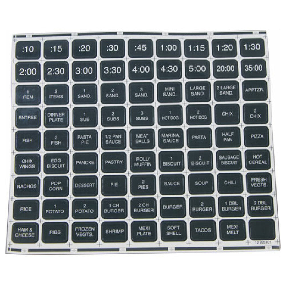 Amana 12155702 Label Menu