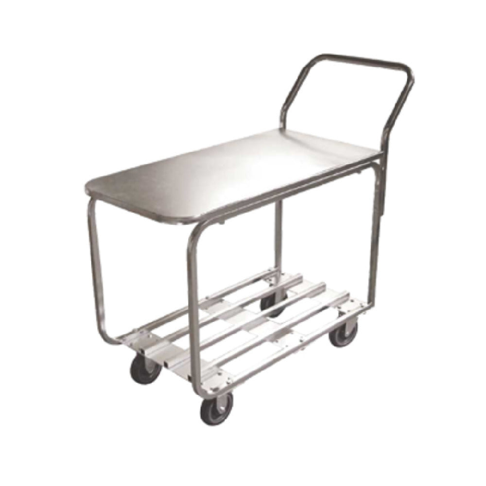 Omcan 31277 (31277) Stock Cart 500 Lb. Capacity (2) Slotted Shelves