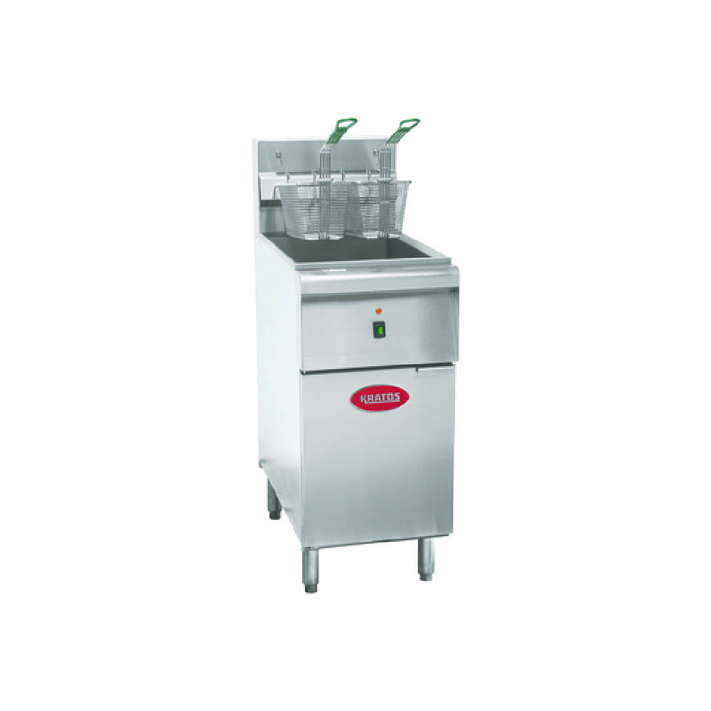 Hubert 201920 - Kratos Commercial Floor Fryer, Electric, 40 Lb. Oil Capacity