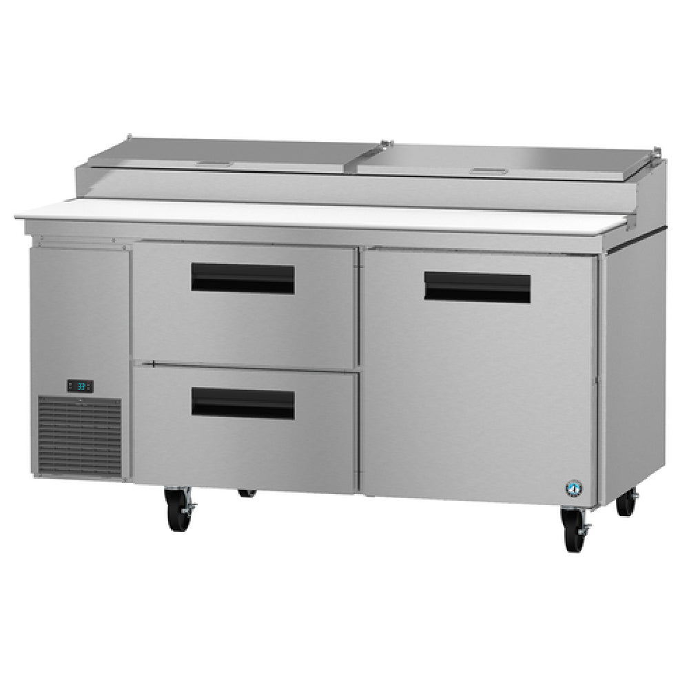 Hoshizaki PR67A-D2 Steelheart Series Pizza Prep Table Two-section 19.9 Cu. Ft.