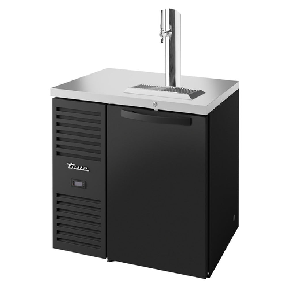 True Refrigeration TDR32-RISZ1-L-B-S-1 Refrigerated Draft Bar Cooler One-section