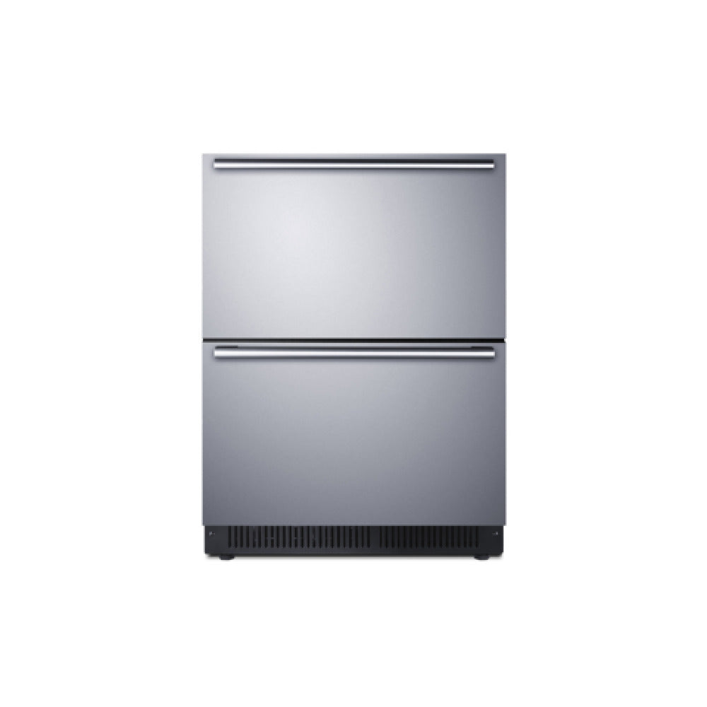 Summit SDHDR2446 - 2-Drawer All-refrigerator, 18" Wide, Shallow Depth Design