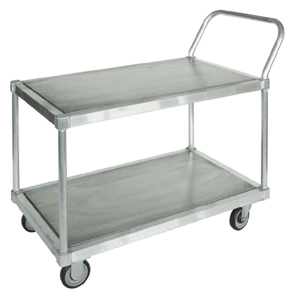 Hubert 72295 - Produce Cart, 2-shelf, 46" X 27" X 42.4"H