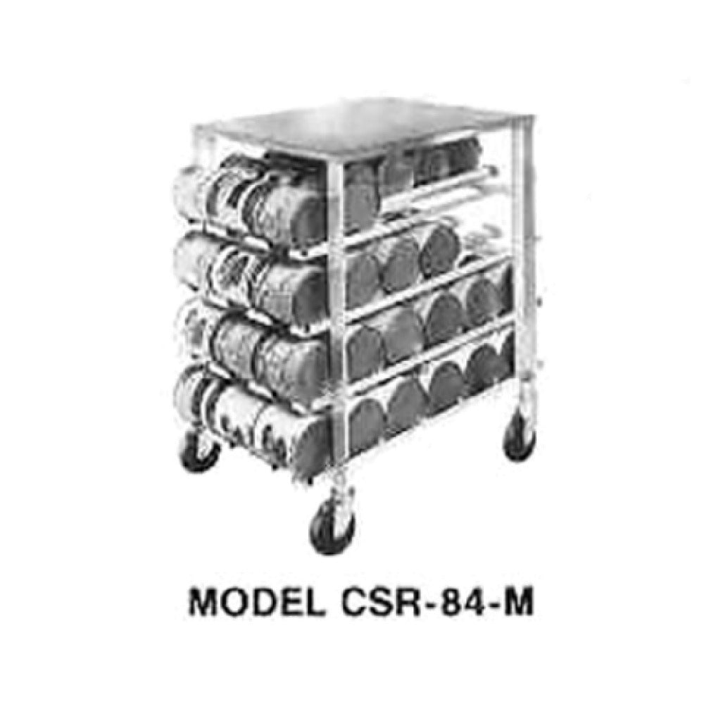 Piper Products CSR-308 - Can Rack, (308) #5 Cans, All Welded Aluminum