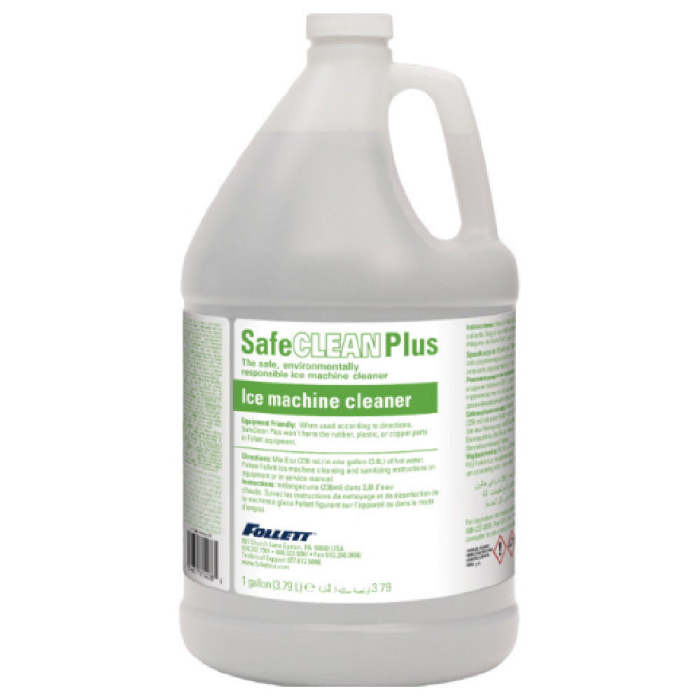 Follett Products (Middleby) 01555077 SafeCLEAN Plus Liquid 1-gallon Environmentally Responsible Ice Machine Cleaner (4 Bottles Per Case)