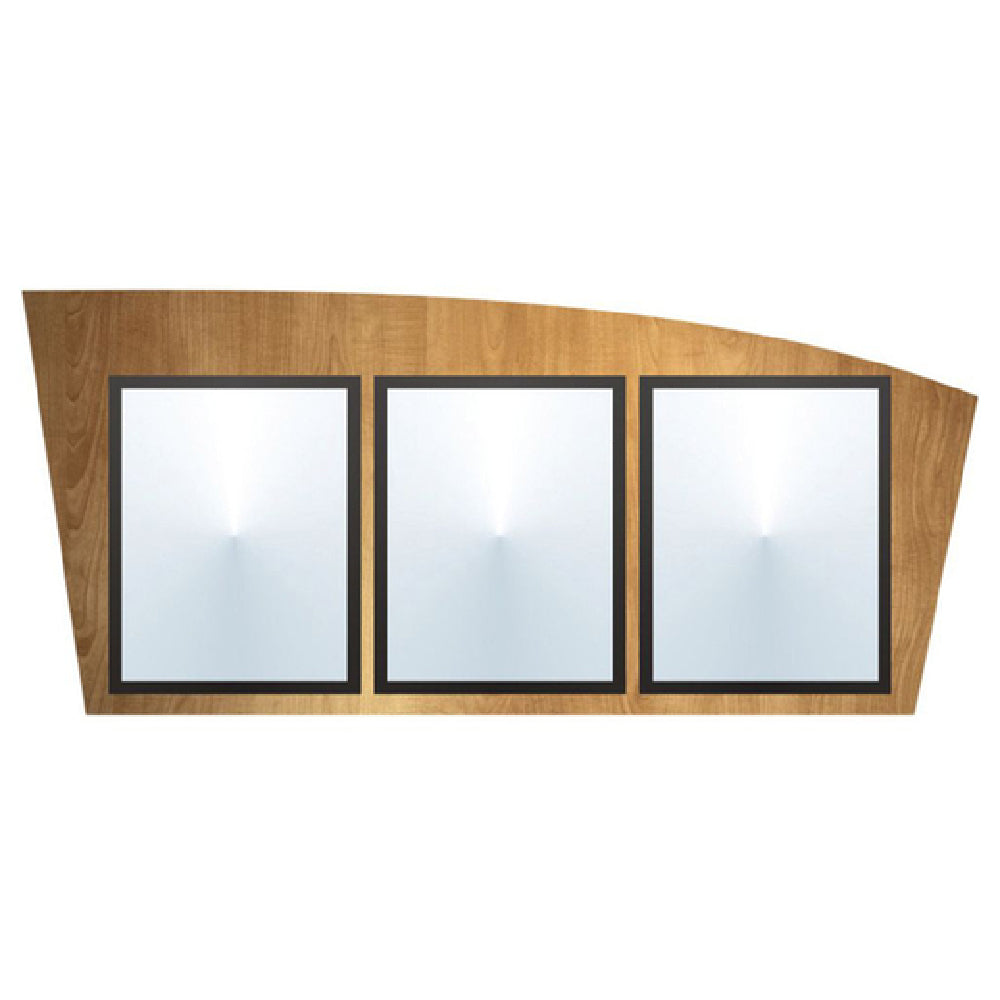 Hubert 25713 - Menu Board, 3-pocket, Wall-mount