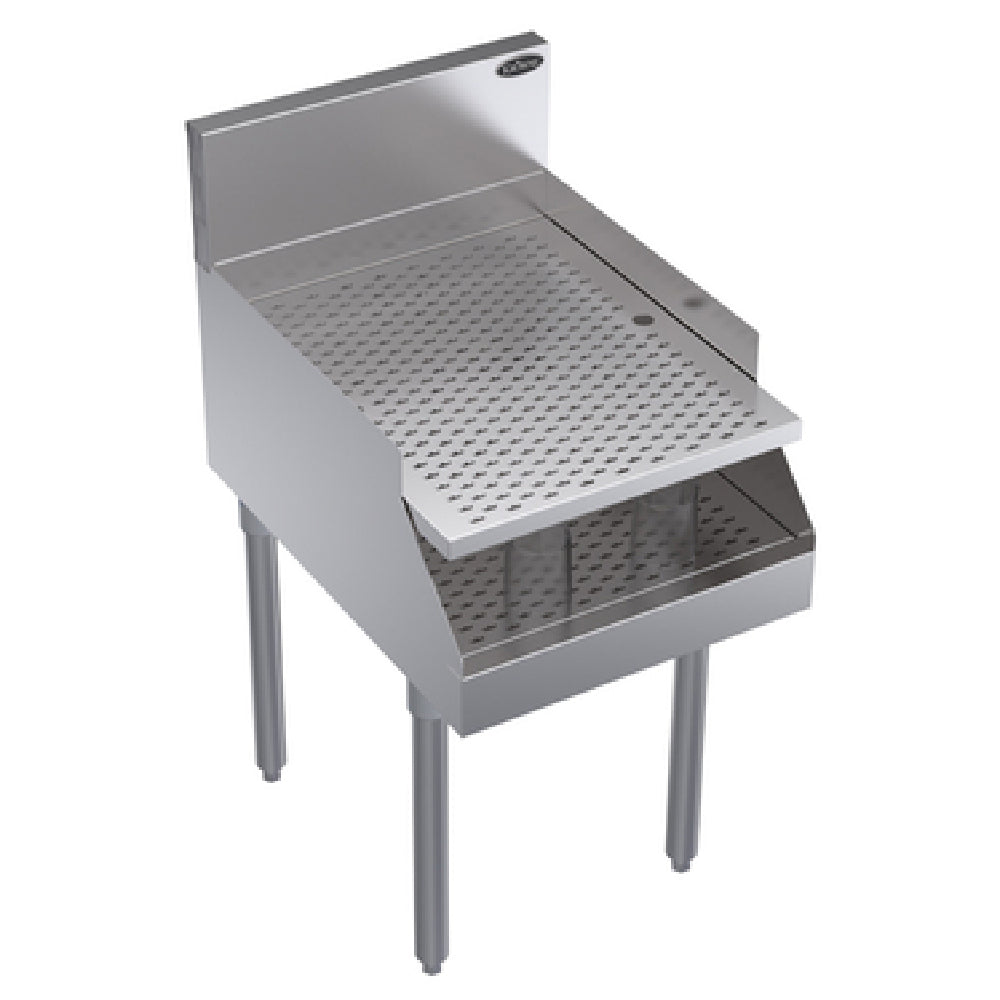 Krowne KR24-RG18 Royal Series Underbar Recesssed Drainboard Free Standing 18"W X 24"D