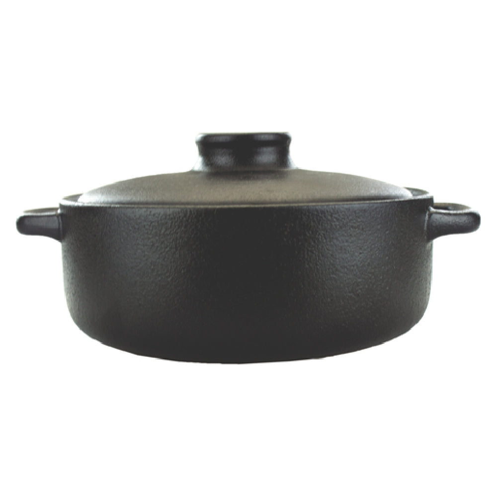 International Tableware CAS-60-B Casserole Dish 24 Oz. 6-1/4" Dia. (w/ Handle 7-1/2" Dia.) X 2-1/4"H