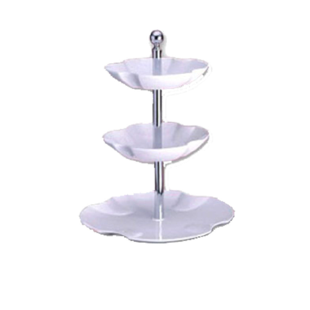 Bon Chef 70061FGLDREVISION Futura Platter 3-tier Set 20-1/8"W X 26-1/2"H