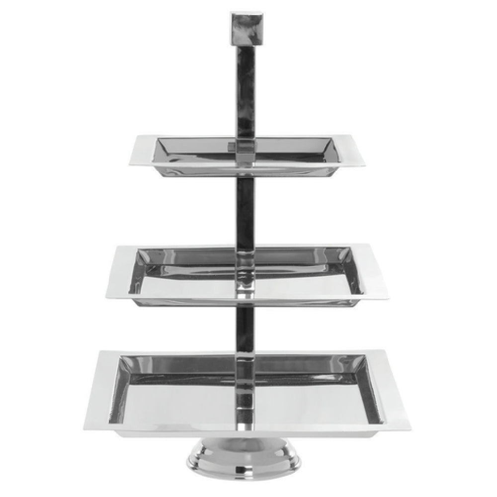 Hubert 89994 - Display Stand, 3-tier, 15" Dia. X 22"H