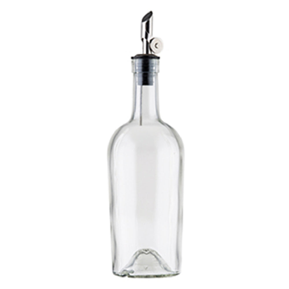 TableCraft Products 10379 - Oil & Vinegar Bottle, 17-1/2 Oz., With Stainless Steel Pourer (597P)
