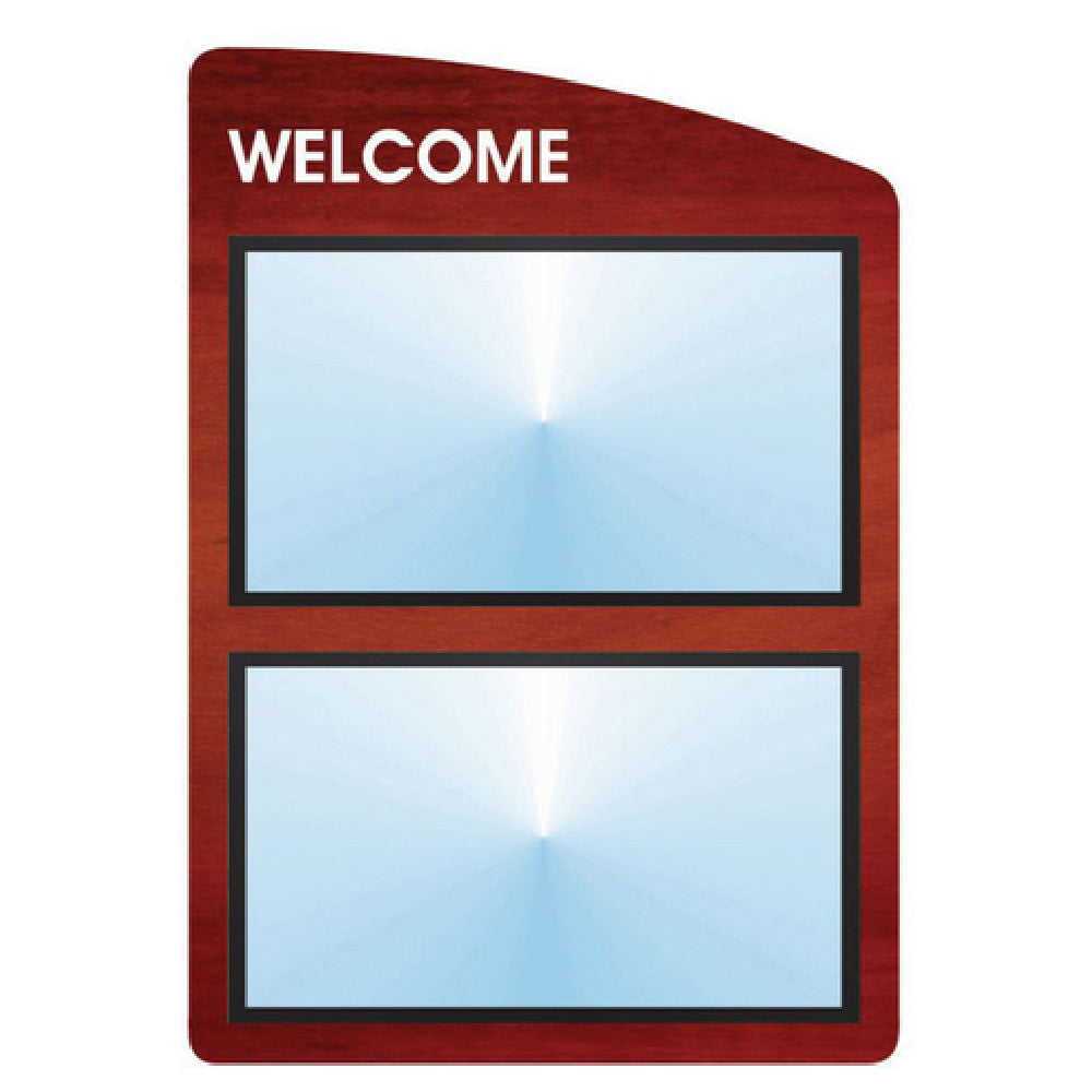 Hubert 26736 - Menu Board, 2-pocket, Wall-mount