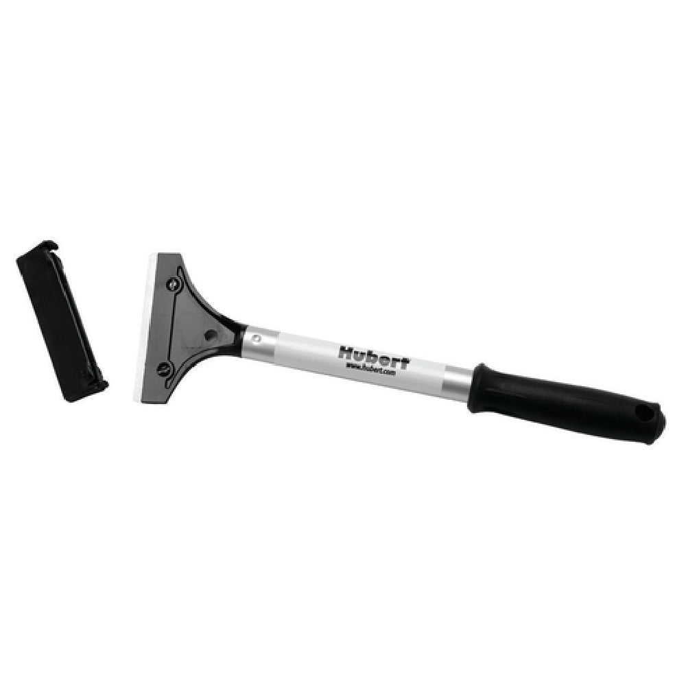 Hubert 87442 - Grill Scraper, 12"L, 4" Reversible Stainless Steel Blade