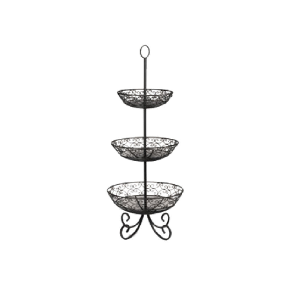 TableCraft Products BKT3 - Mediterranean Collection™ Basket, Three-tiered, 10,12 & 14" Baskets