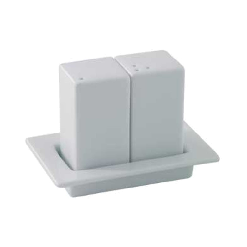 Revol 4299 (19778) Salt/Pepper Set (SHIPS FROM FRANCE) 4-1/4" X 2-3/4" X 3-1/4"H