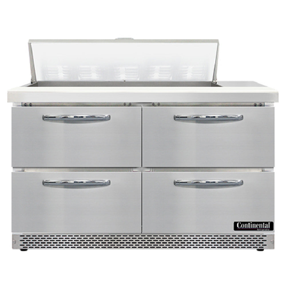 Continental Refrigerator SW48N10-FB-D Sandwich Unit Front Breather 48"W