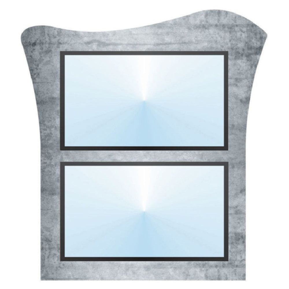 Hubert 71160 - Menu Board, 2-pocket, Wall-mount