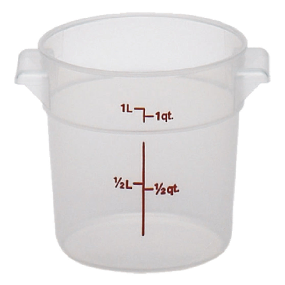 Cambro RFS1PP190 Storage Container Round 1 Qt.