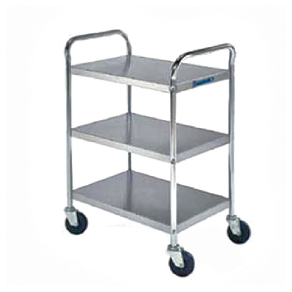Lakeside 473 Utility Cart 3-shelf With 27"W X 17-1/2"D X 35-3/4"H Shelf Size 24"W X 15-1/2"D