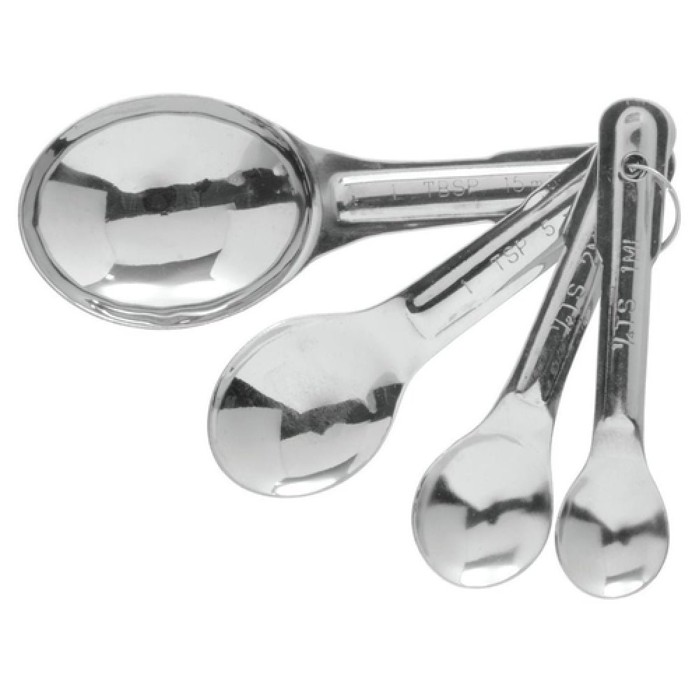 Hubert 21752 - Measuring Spoon Set, 4-piece, Includes (1) Each: Tablespoon