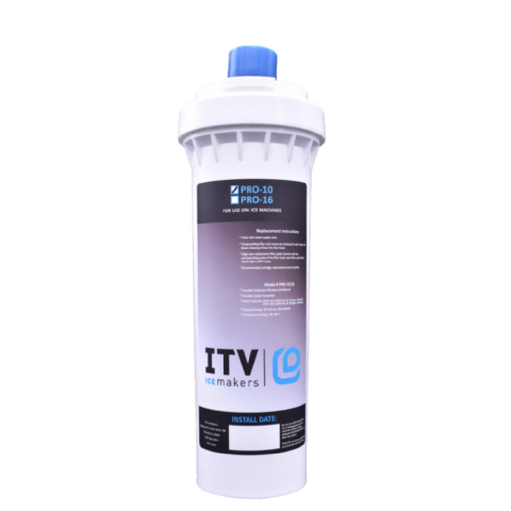 ITV Ice Makers CS-10 Water Filtration System 10" Replacement Cartridge