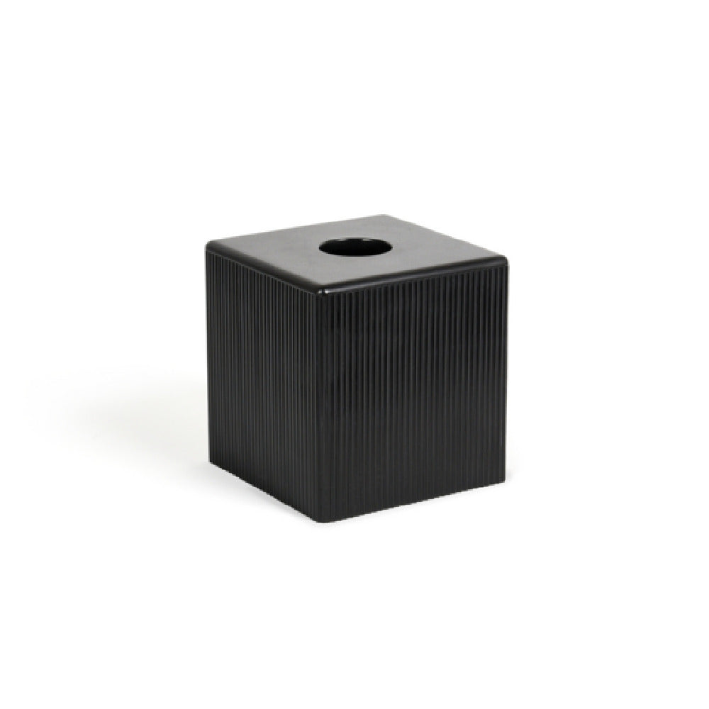 FOH RTB039BKR11 Tissue Cover Square Onyx Resin