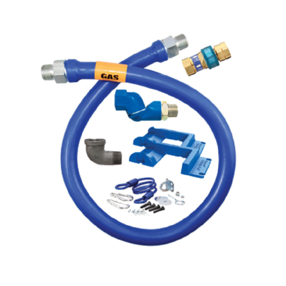 Dormont 16125BPQSR48PS Dormont Blue Hose™ Moveable Gas Connector Hose Assembly