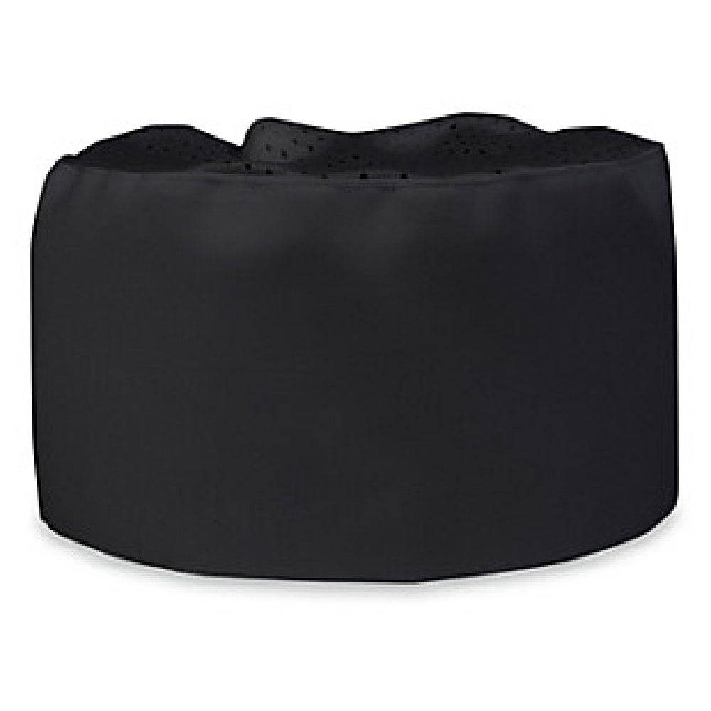 KNG 3046BLK Kng Chef Beanie Hat Black Mesh Top