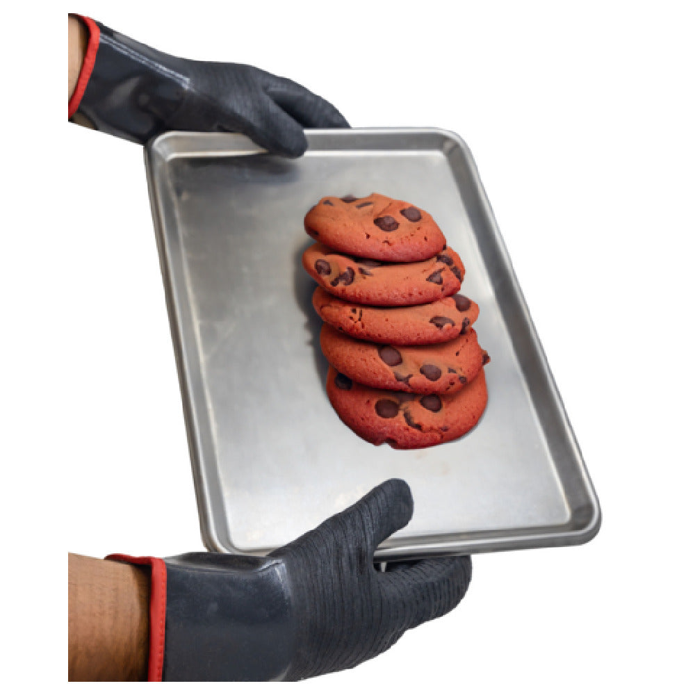 Omcan 47259 (47259) 12" Heavy-Duty Heat-Resistant Neoprene Gloves Waterproof