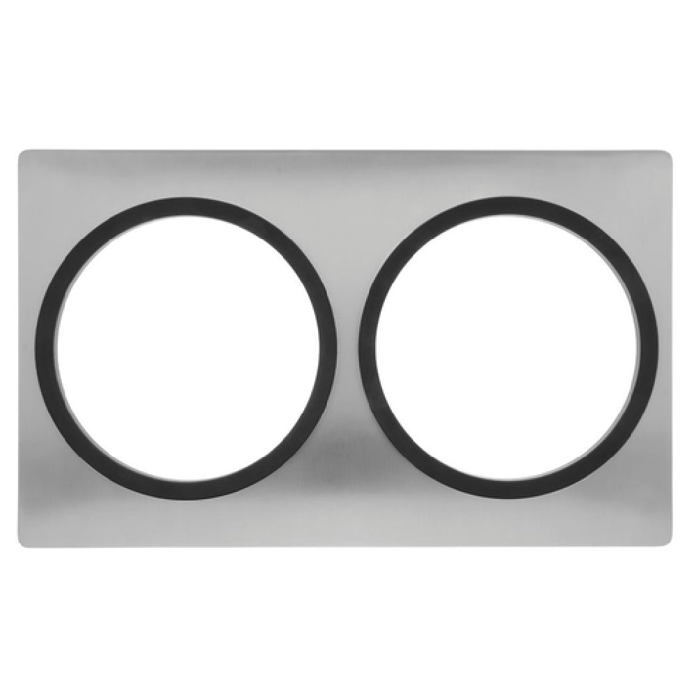 Hubert 28979 - Tile, For Colorscape 9-7/16" Dia. Round Pans, 2-compartment