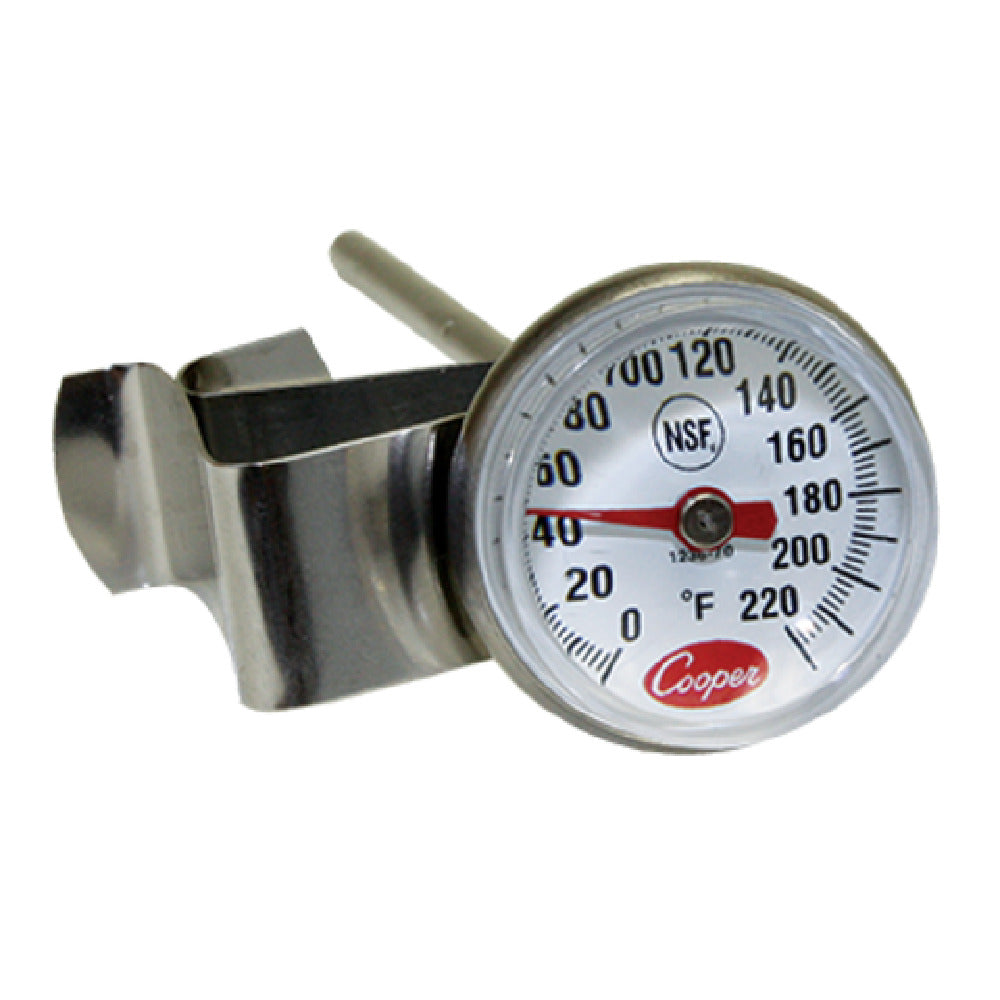 Cooper Atkins 1236-70-1 Espresso/Cafe Thermometer 5" (12.3cm) Shaft Length .150" (.38cm) Shaft Diameter