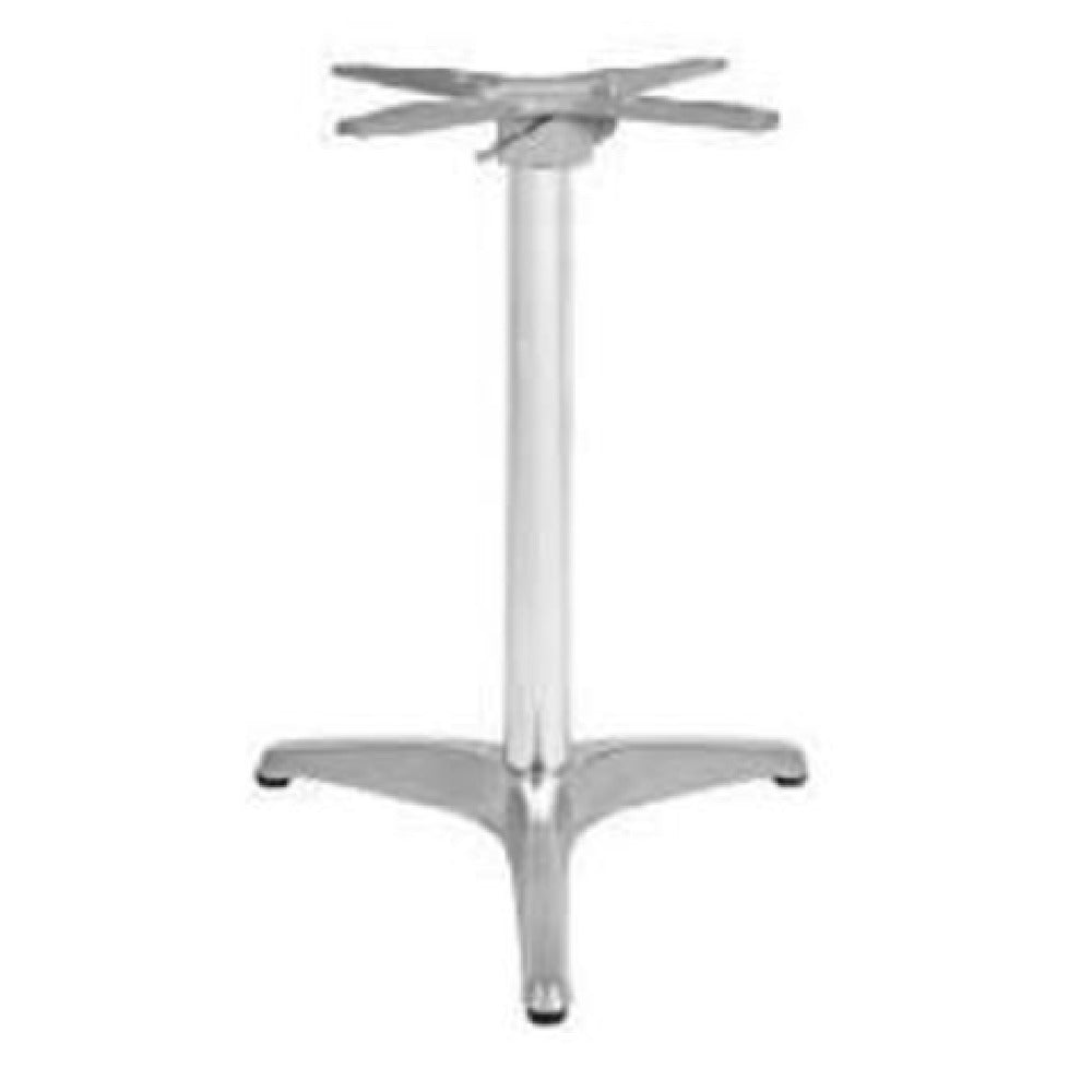 JMC Furniture TABLE BASE ALUMINUM-TONGA-3-FOLD Table Base Dining Height 23" Base Spread