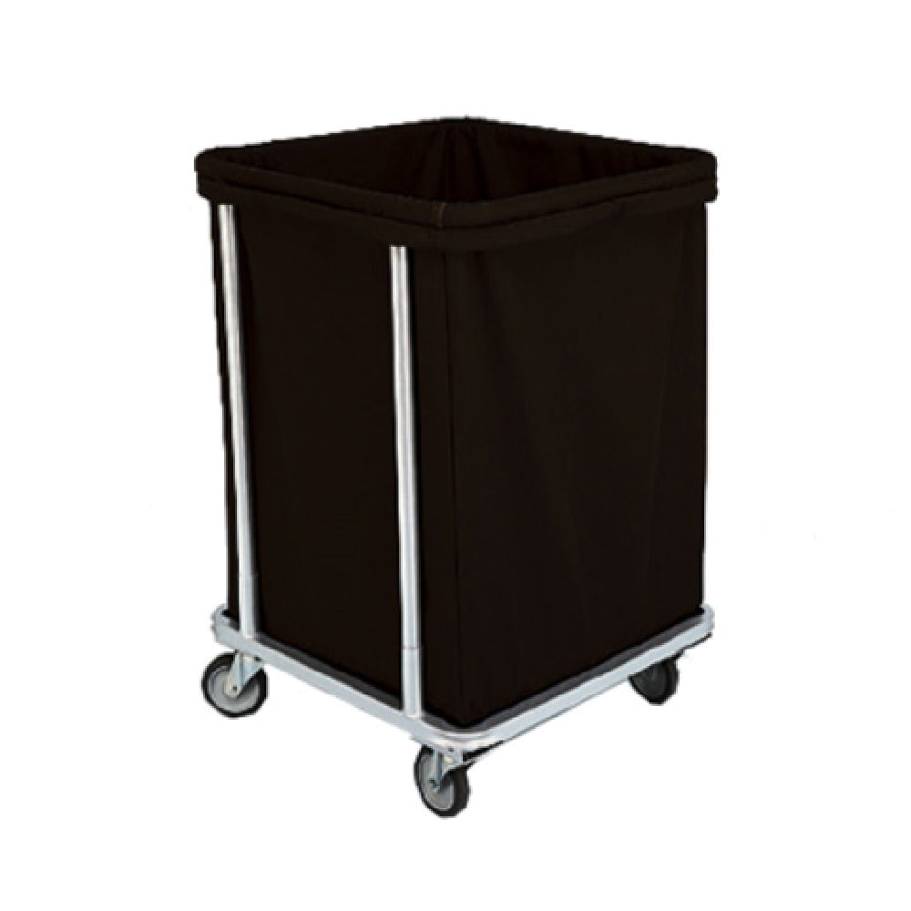 Forbes Industries 1106 Laundry Cart 6 Bushel Capacity Heavy Duty Black Cloth Bag